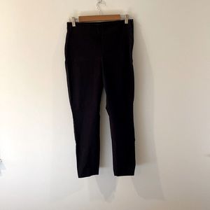 Everlane size 8 stretch side zip pant black